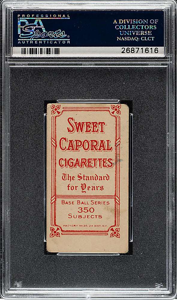 1909-1911 T206 White Border Bill Clymer PSA VG 3