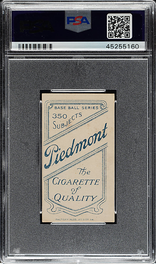 1909-1911 T206 White Border Ossee Schreck PSA EX-MT 6