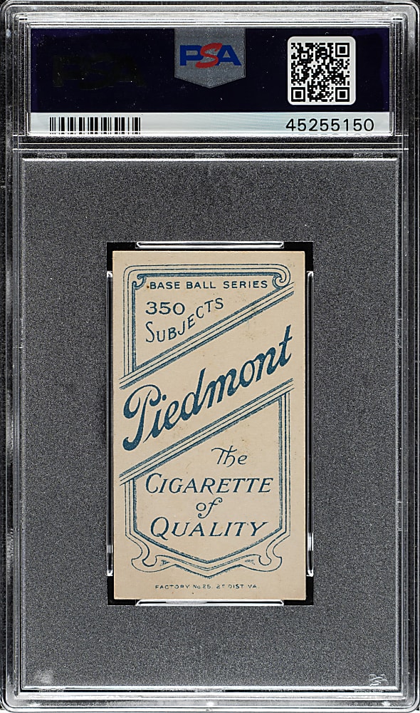 1909-1911 T206 White Border Bunk Congalton PSA EX-MT 6