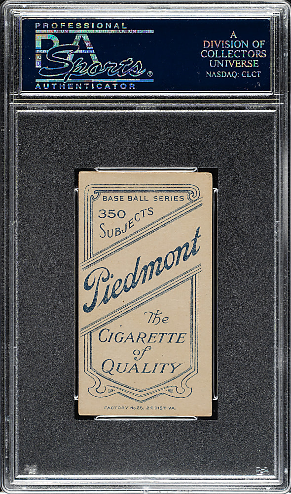 1909-1911 T206 White Border Molly Miller Southern Leaguer PSA EX 5