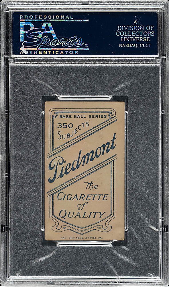 1909-1911 T206 White Border Hughie Jennings Portrait PSA EX 5