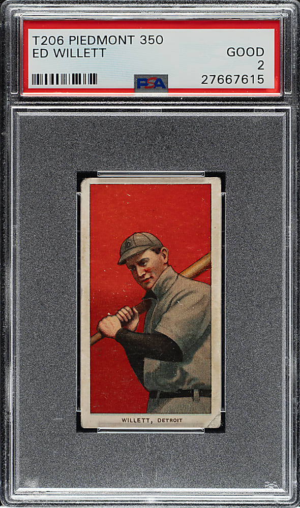 1909-1911 T206 White Border Ed Willett PSA GOOD 2