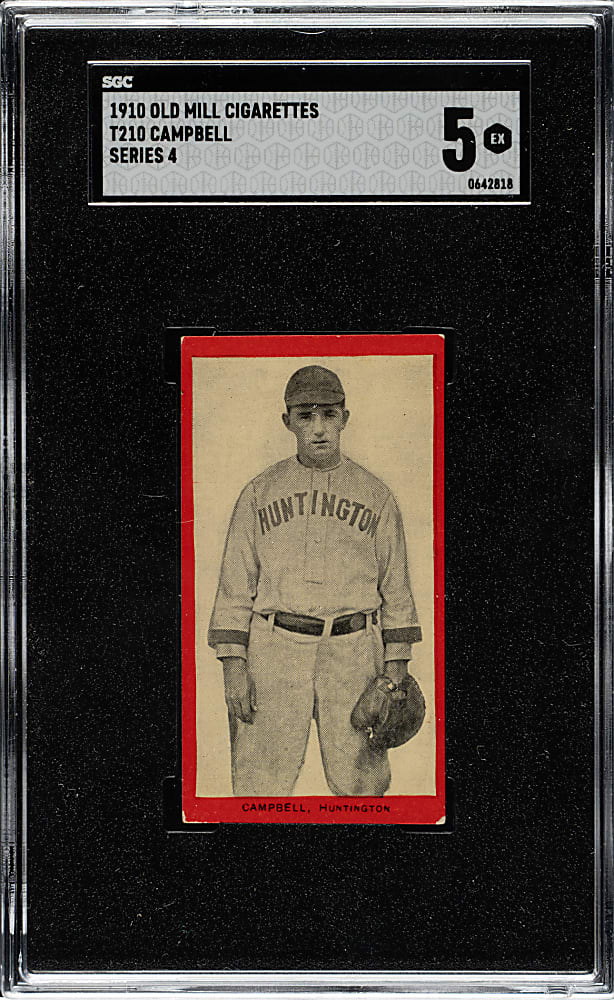 1910 T210 Old Mill Tobacco "Series 4" Campbell SGC EX 5