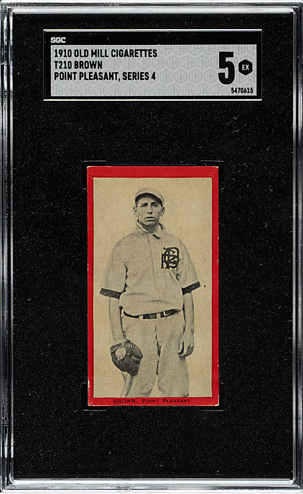 1910 T210 Old Mill Tobacco "Series 4" Horace Brown SGC EX 5