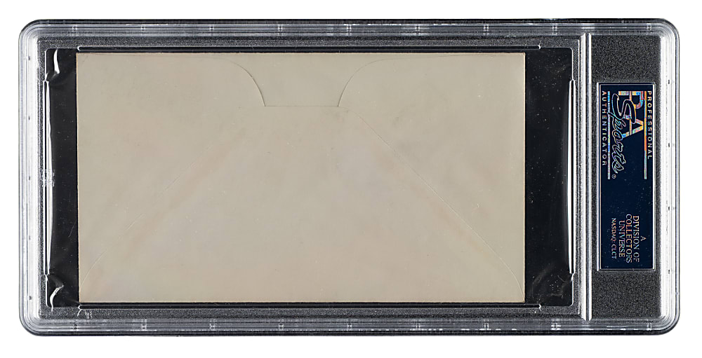 1939 Ford Frick Signed First Day Cover PSA/DNA MINT 9