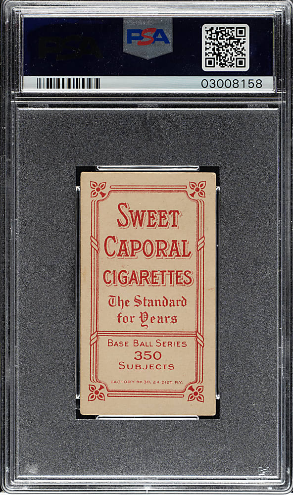 1909-1911 T206 White Border Eddie Collins PSA EX 5