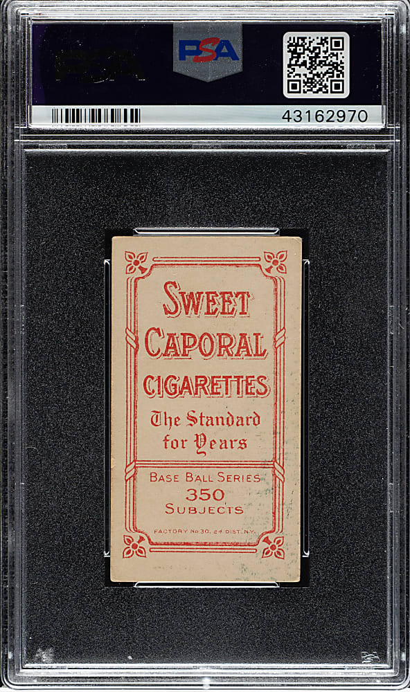 1909-1911 T206 White Border Topsy Hartsel PSA EX 5