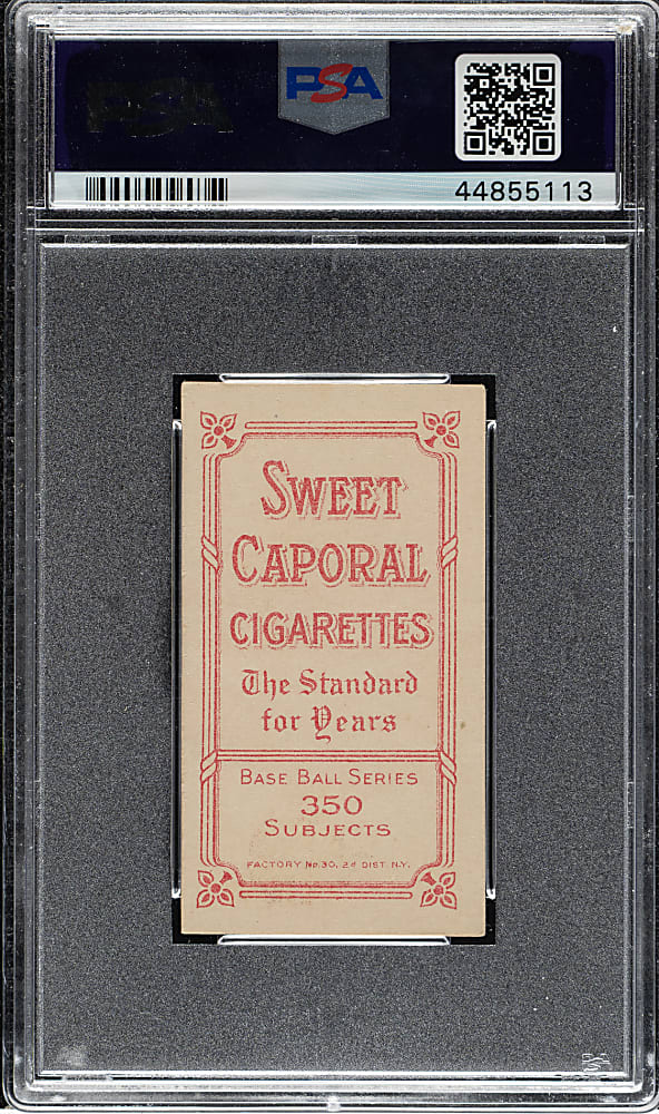 1909-1911 T206 White Border Harry Davis (Davis on Front) PSA EX-MT 6