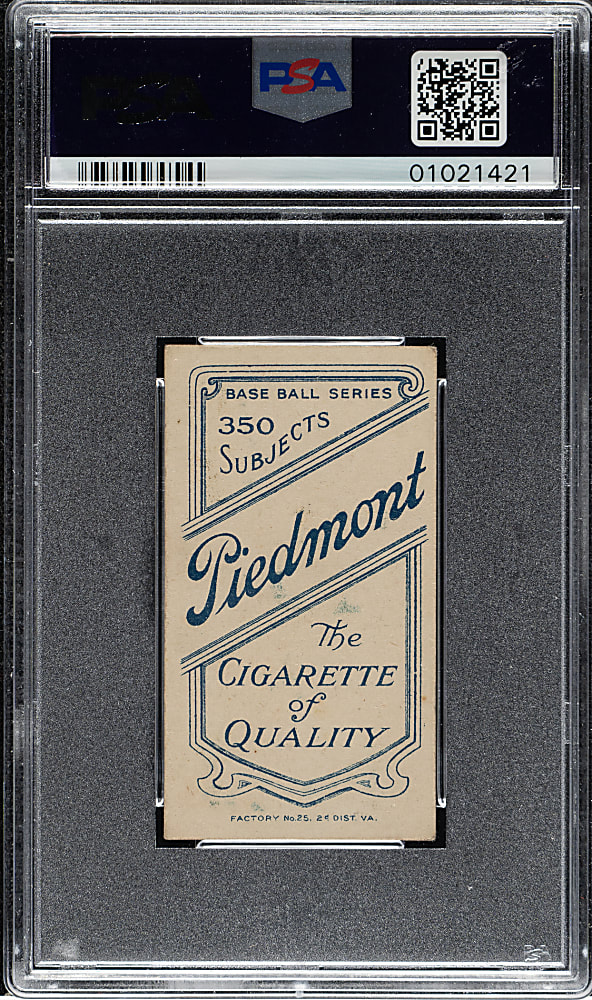 1909-1911 T206 White Border Harry Davis (H. Davis on Front) PSA EX-MT 6