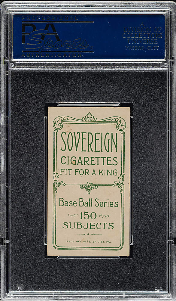 1909-1911 T206 White Border George McQuillan Ball in Hand PSA EX 5 - Sovereign 150 Back