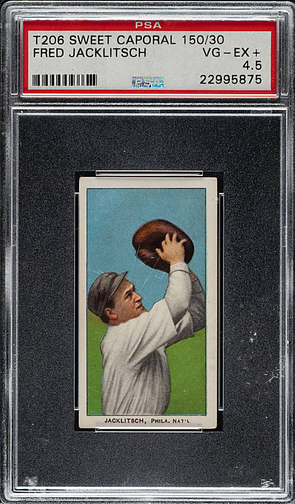 1909-1911 T206 White Border Fred Jacklitsch PSA VG-EX+ 4.5