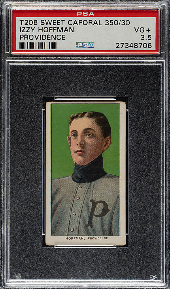 1909-1911 T206 White Border Izzy Hoffman PSA VG+ 3.5