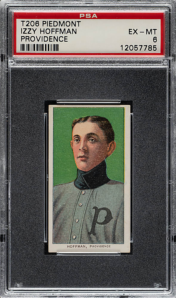 1909-1911 T206 White Border Izzy Hoffman PSA EX-MT 6