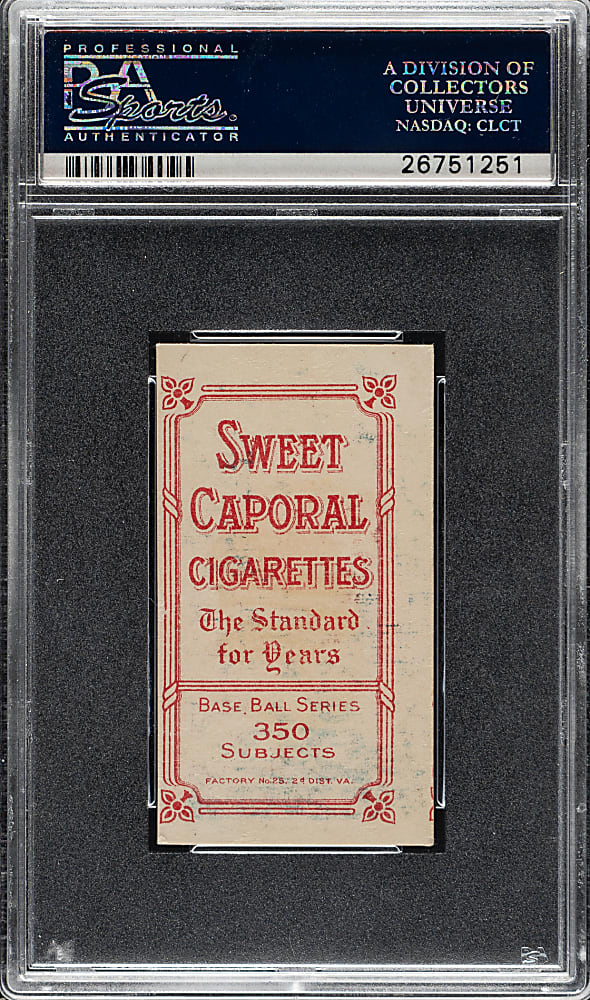 1909-1911 T206 White Border Harry Arndt PSA EX 5