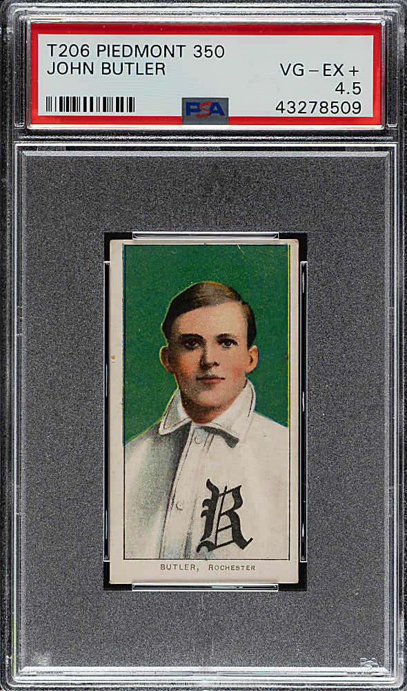 1909-1911 T206 White Border John Butler PSA VG-EX+ 4.5