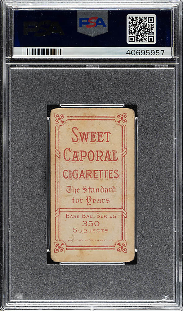 1909-1911 T206 White Border Fred Clarke Portrait PSA GOOD 2