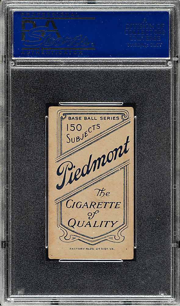 1909-1911 T206 White Border Fred Clarke Holding Bat PSA VG-EX 4