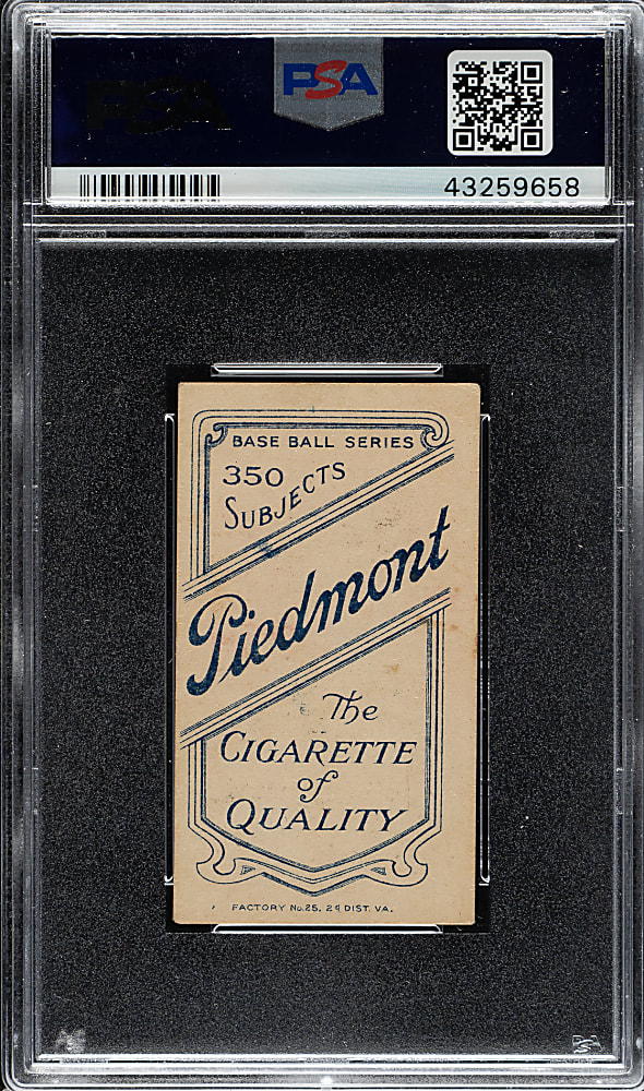 1909-1911 T206 White Border Bill Abstein PSA VG-EX 4