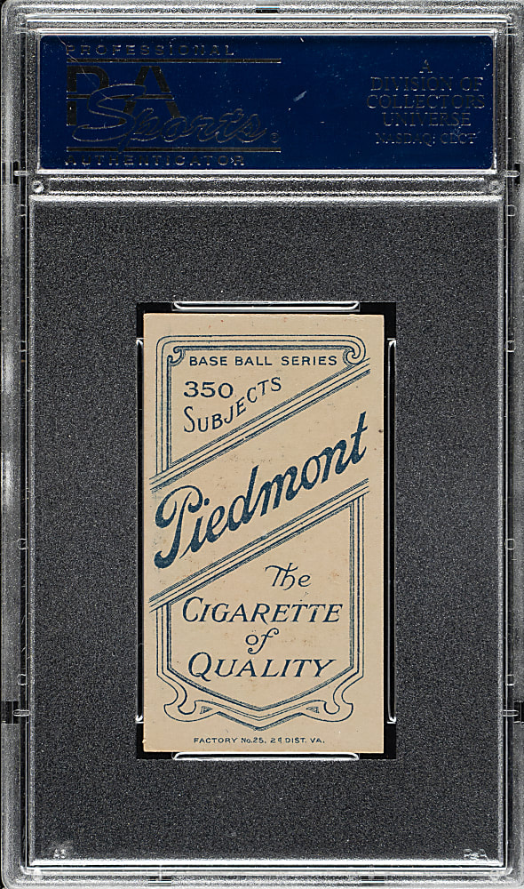 1909-1911 T206 White Border Dots Miller PSA EX-MT 6