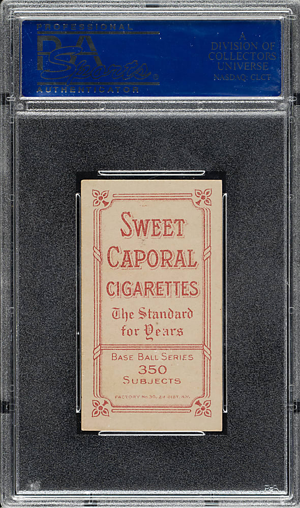 1909-1911 T206 White Border Rube Waddell Throwing PSA EX-MT 6