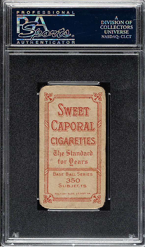 1909-1911 T206 White Border Bobby Wallace PSA FAIR 1.5