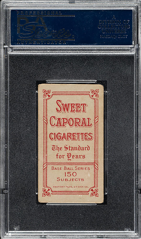 1909-1911 T206 White Border Rube Waddell Portrait PSA VG 3