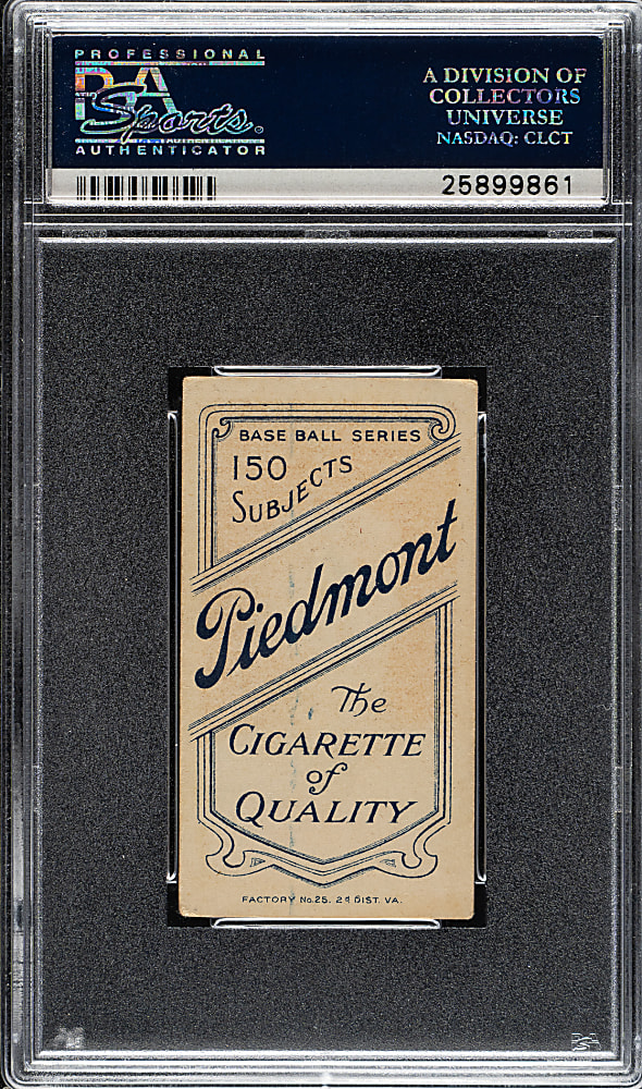 1909-1911 T206 White Border Lou Criger PSA VG-EX 4