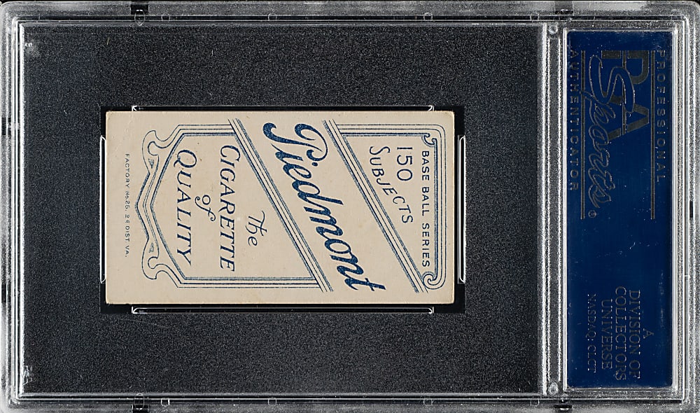 1909-1911 T206 White Border Barney Pelty Horizontal PSA VG-EX 4