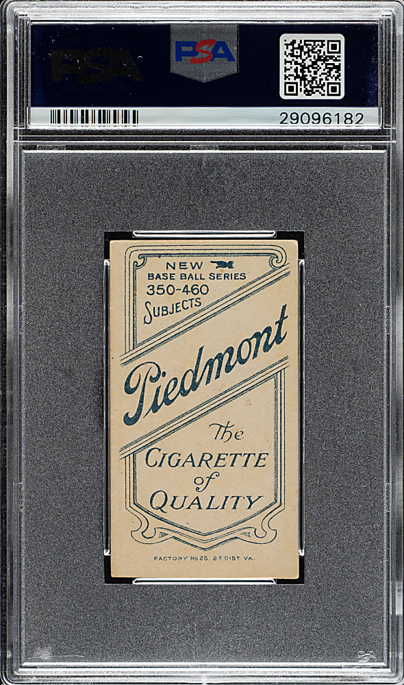 1909-1911 T206 White Border Joe Lake St. Louis Ball in Hand PSA EX-MT 6