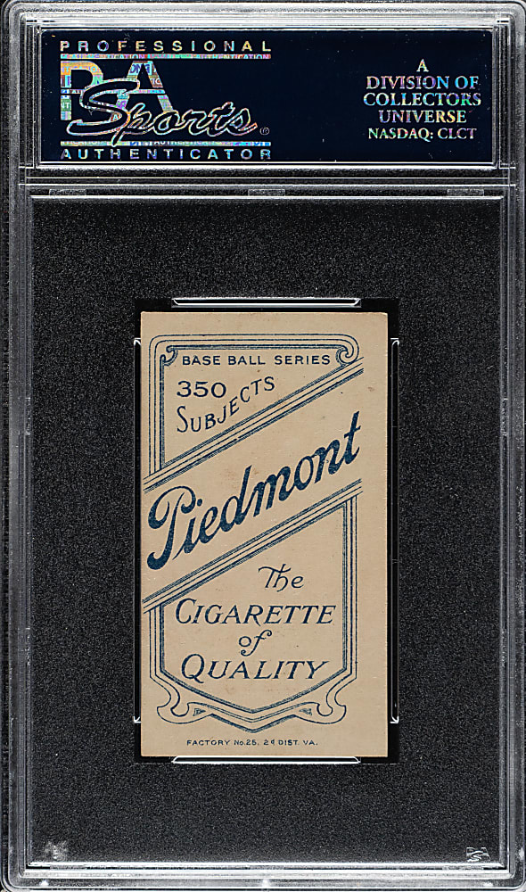 1909-1911 T206 White Border Danny Hoffman PSA EX-MT 6