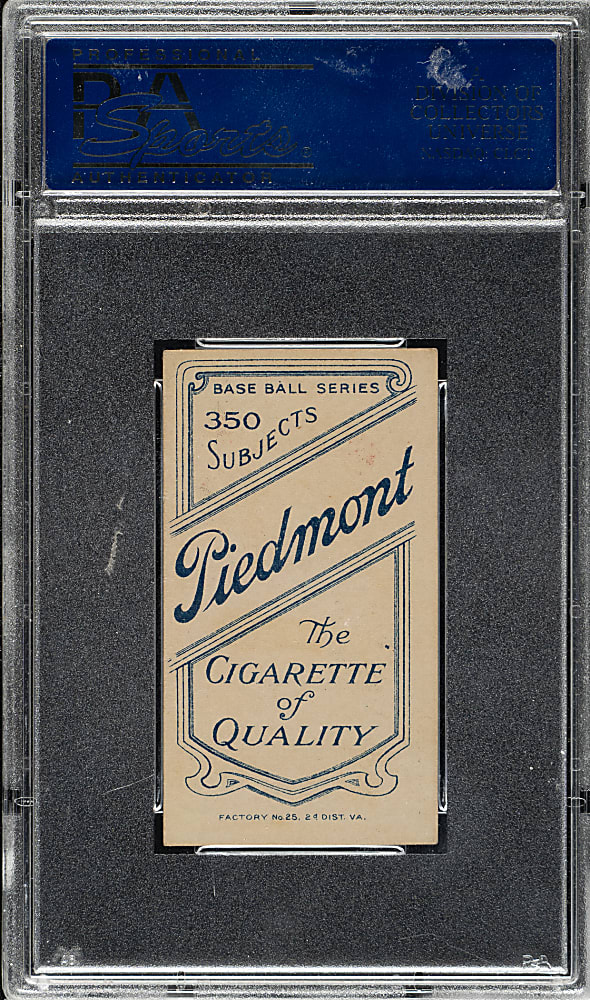 1909-1911 T206 White Border Jim Stephens PSA EX-MT 6