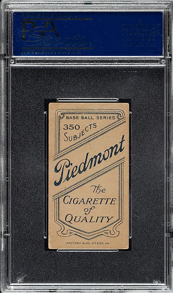 1909-1911 T206 White Border Peter O'Brien PSA VG-EX 4