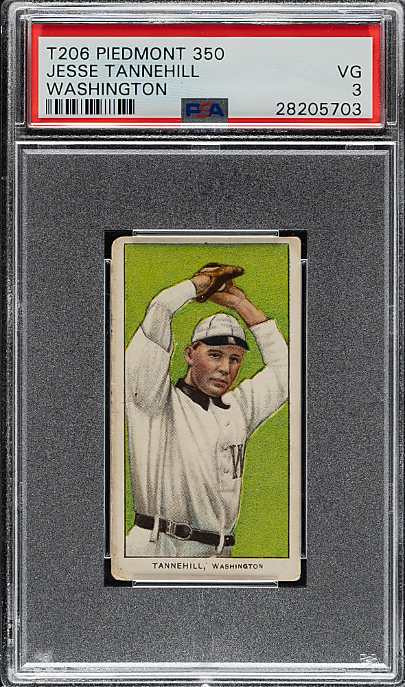 1909-1911 T206 White Border Jesse Tannehill PSA VG 3