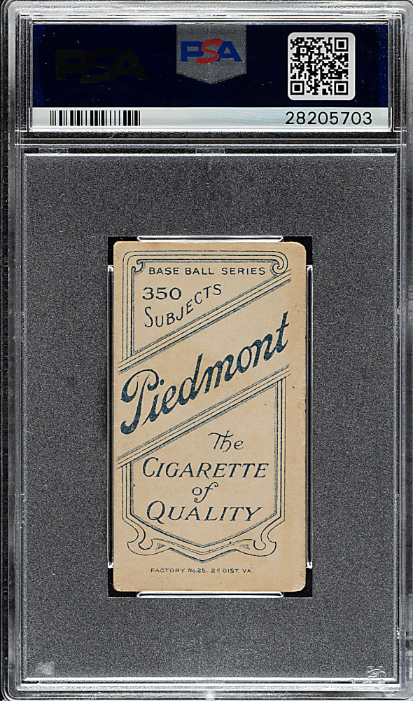 1909-1911 T206 White Border Jesse Tannehill PSA VG 3