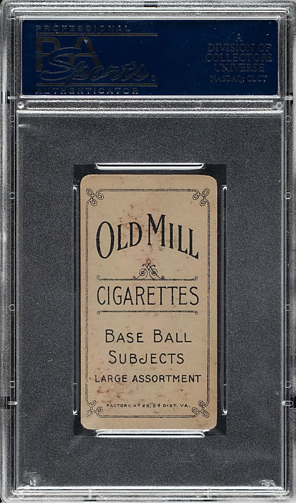 1909-1911 T206 White Border Kid Elberfeld Fielding  PSA GOOD 2 - Old Mill Back