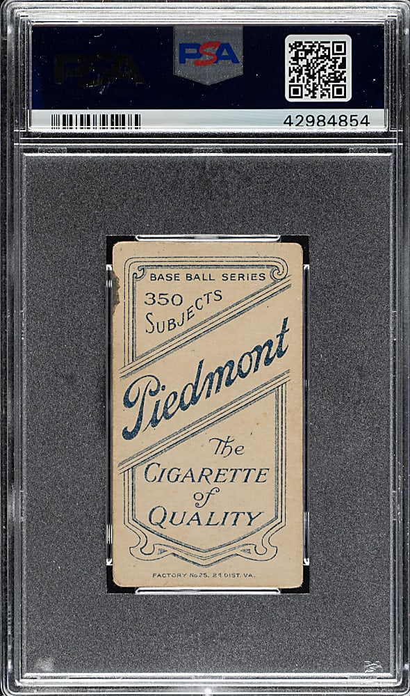 1909-1911 T206 White Border Jack Bastian Southern Leaguer PSA VG 3 (MK)