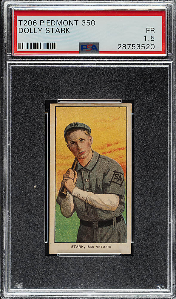 1909-1911 T206 White Border Dolly Stark Southern Leaguer PSA FAIR 1.5