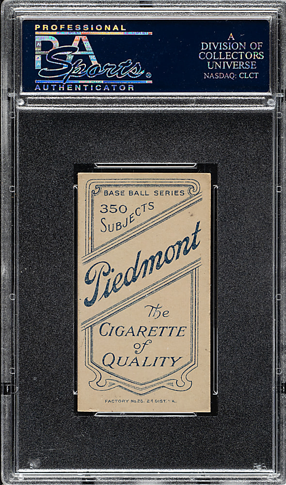 1909-1911 T206 White Border Jack Bastian Southern Leaguer PSA EX 5