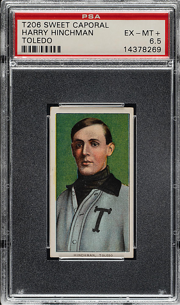 1909-1911 T206 White Border Harry Hinchman PSA EX-MT+ 6.5