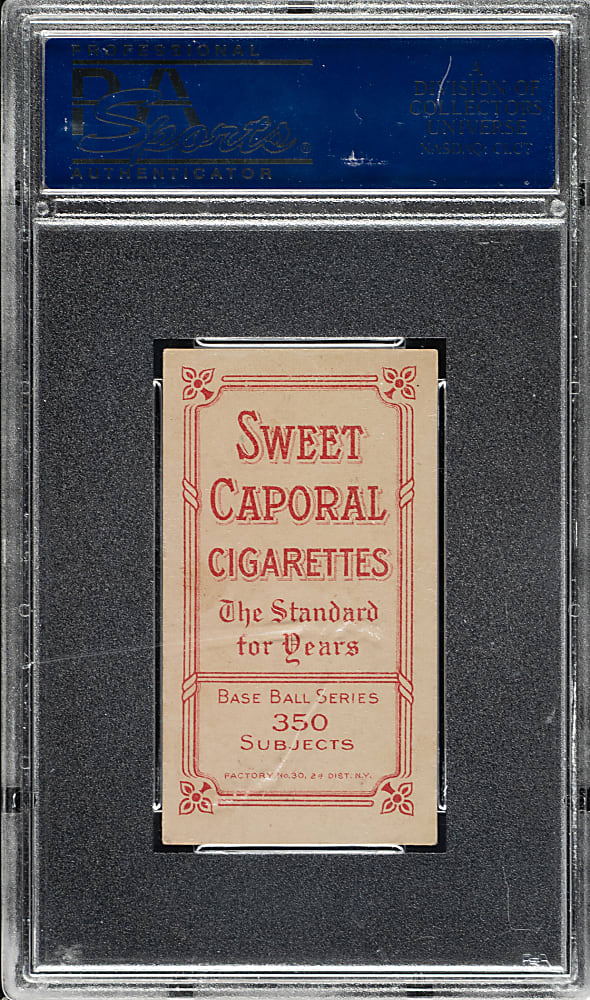 1909-1911 T206 White Border Roger Bresnahan Portrait PSA EX 5