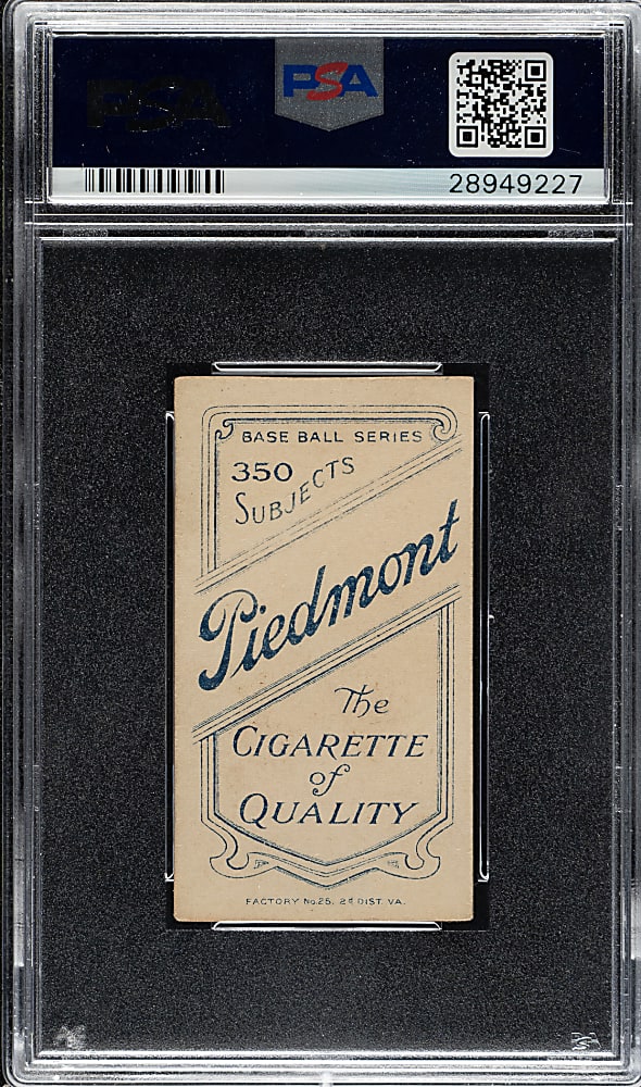 1909-1911 T206 White Border Roger Bresnahan Portrait PSA VG-EX 4