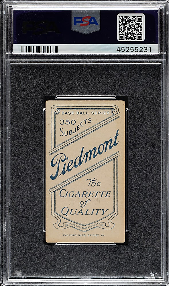 1909-1911 T206 White Border Roger Bresnahan with Bat PSA VG-EX+ 4.5