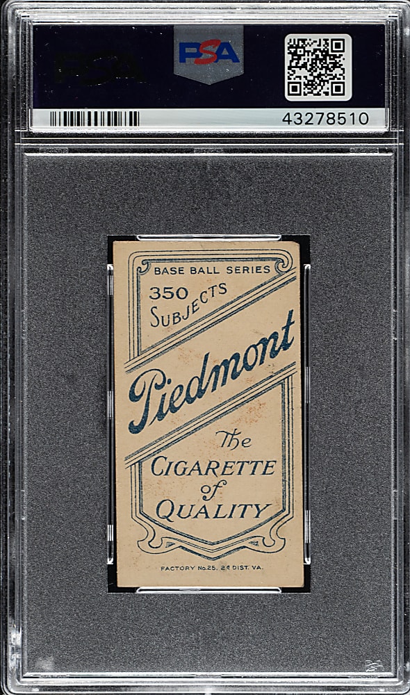 1909-1911 T206 White Border Bobby Byrne PSA EX 5