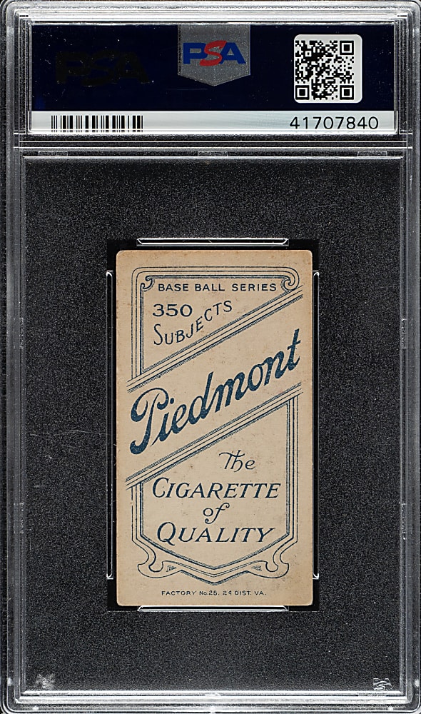 1909-1911 T206 White Border Steve Evans PSA VG-EX 4