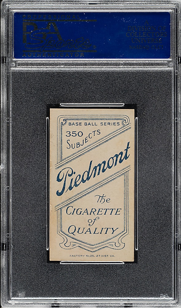 1909-1911 T206 White Border Jap Barbeau PSA EX-MT 6