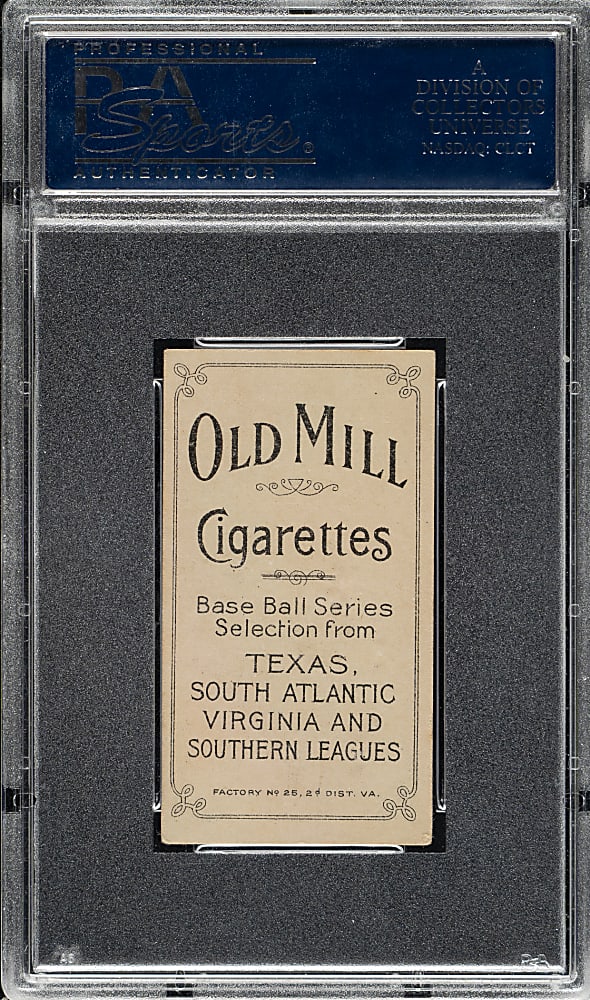 1909-1911 T206 White Border Juan Violat Southern Leaguer PSA VG-EX+ 4.5 - Old Mill Back