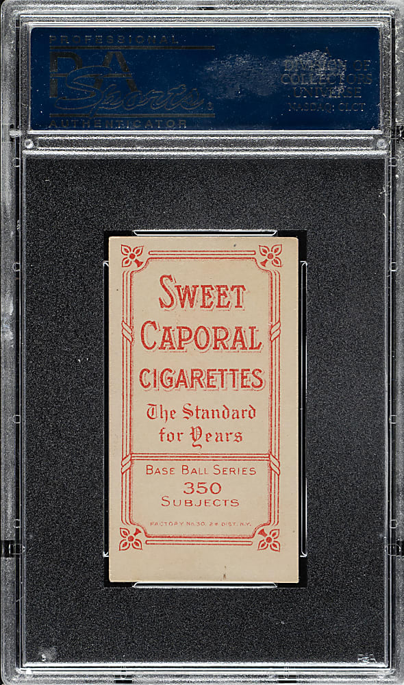 1909-1911 T206 White Border Frank Oberlin PSA EX-MT 6