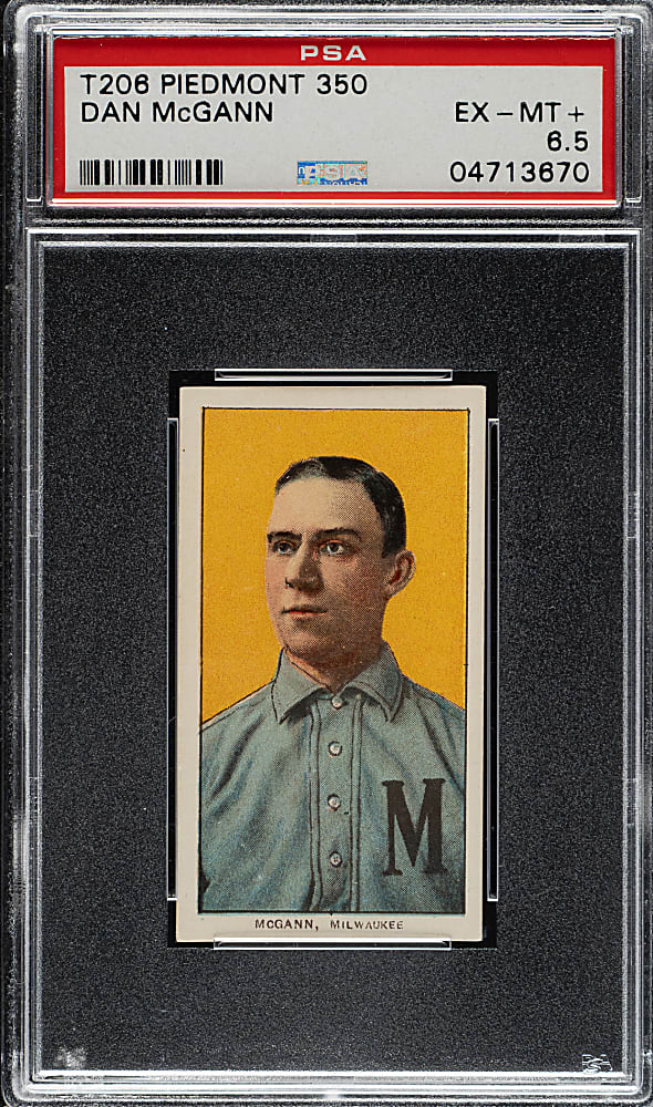 1909-1911 T206 White Border Dan McGann PSA EX-MT+ 6.5