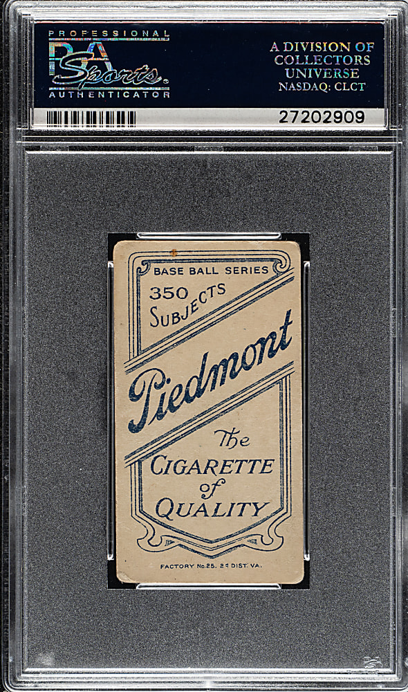 1909-1911 T206 White Border Bill Milligan PSA VG 3