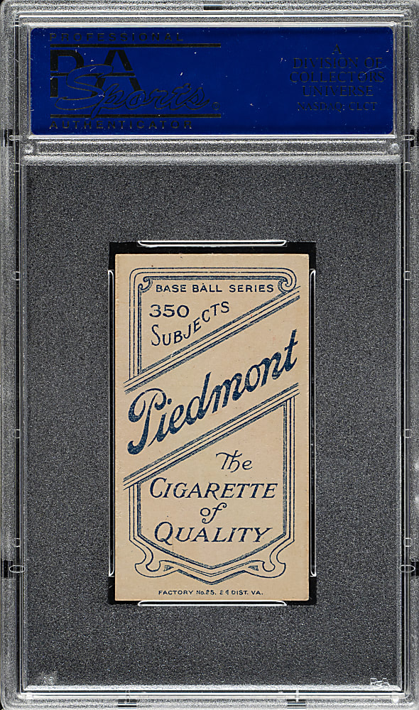 1909-1911 T206 White Border Bill Milligan PSA EX-MT 6